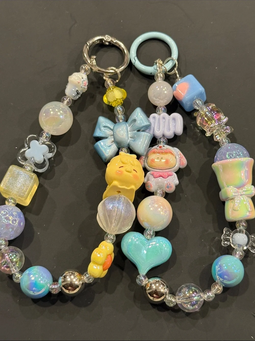 Kawaii Beaded  Keychain/phone/bag Charm